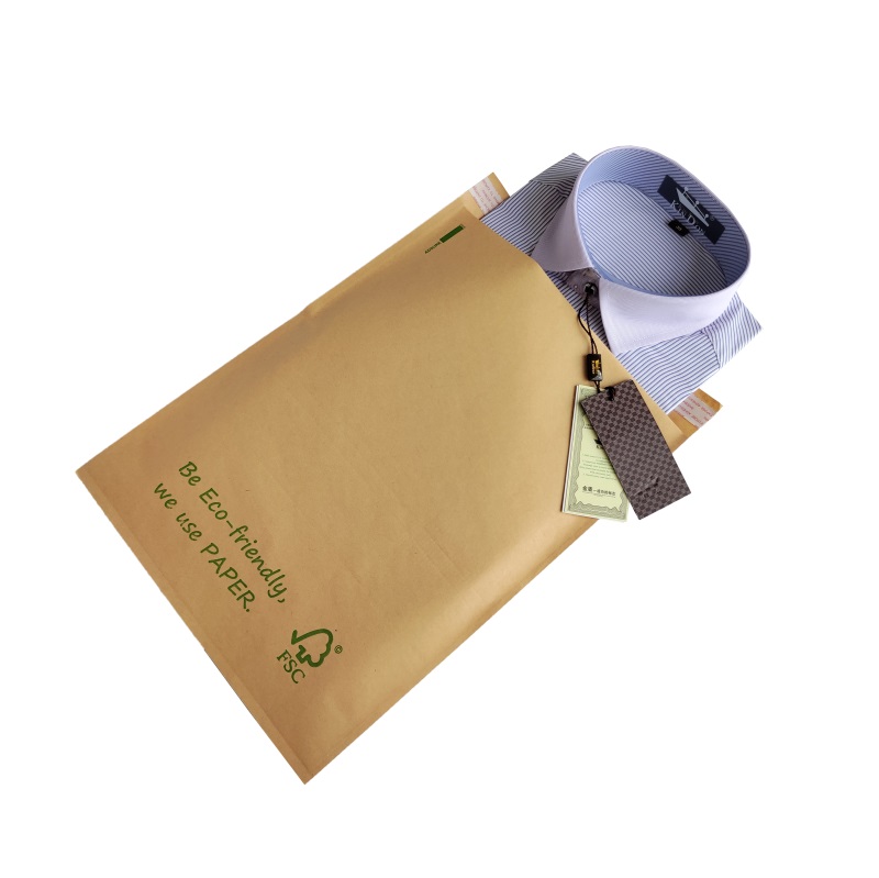100% Recyclable Paper Mailers for Clothing Packaging 100% Recyclable Paper Mailers for Clothing Packaging